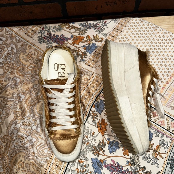 Pedro Garcia Orella Frayed Satin Trainer - Picture 7 of 15